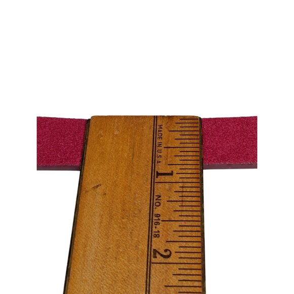 Belt Pink Suede White House Black Market Genuine Leather Mauve Runway Inspired M main image 7
